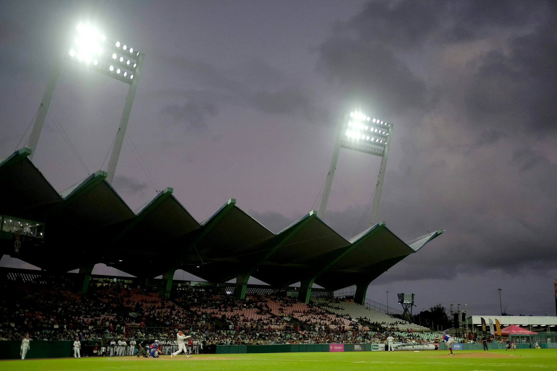 General view of the Hiram Bithorn stadium during the Caribbean Series baseball tournament game between Puerto Rico and Mexico in San Juan